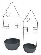 Zinkhaus zum Bepflanzen 2er Set